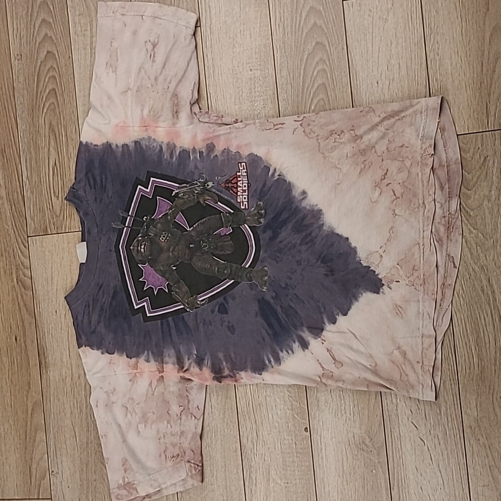 SMALL SOLDIERS Movie Promo 98 TIE DYE Sz Small Mens Graphic T Shirt VTG 90s RARE